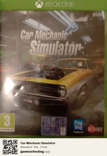 Car Mechanic Simulator Xbox One, PAL box front