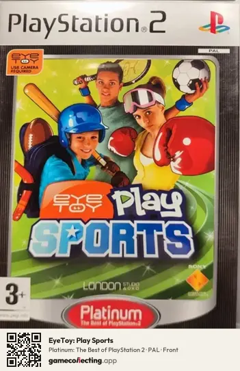 EyeToy: Play Sports PlayStation 2, PAL box front