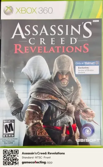 Assassin's Creed: Revelations Xbox 360, NTSC box front