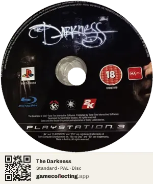 The Darkness PlayStation 3, PAL disc
