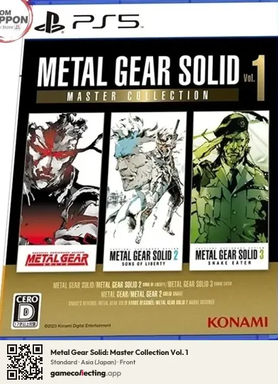 Metal Gear Solid: Master Collection Vol. 1 PlayStation 5, Japan box front