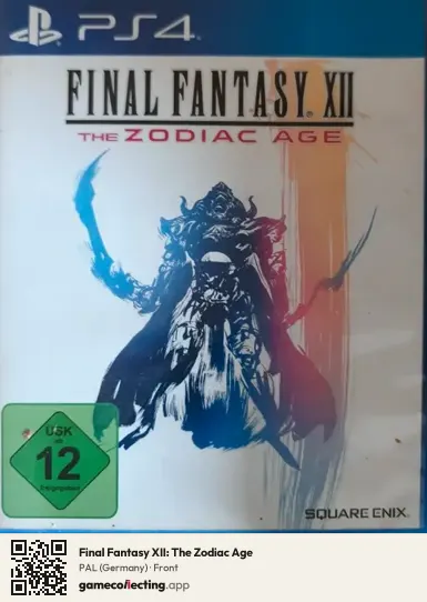 Final Fantasy XII: The Zodiac Age PlayStation 4, Germany box front