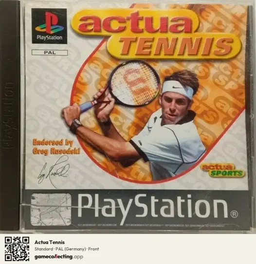 Actua Tennis PlayStation, Germany box front