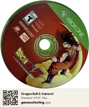 Dragon Ball Z: Kakarot Xbox One, NTSC disc