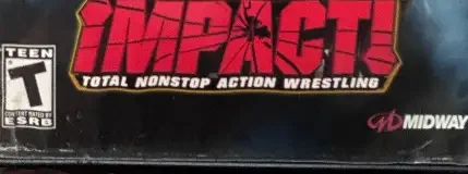 TNA Impact!, the ESRB box on its front