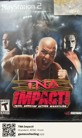 TNA Impact! PlayStation 2, NTSC box front