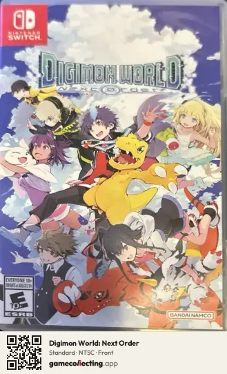 Digimon World: Next Order Nintendo Switch, NTSC box front