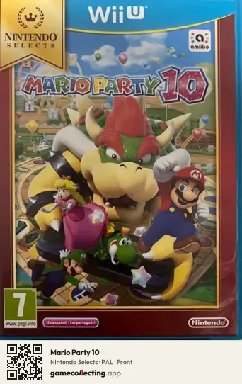 Mario Party 10 Nintendo Wii U, PAL box front
