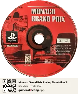 Monaco Grand Prix Racing Simulation 2 PlayStation, NTSC disc