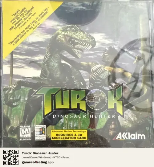 Turok: Dinosaur Hunter Computer, NTSC box front