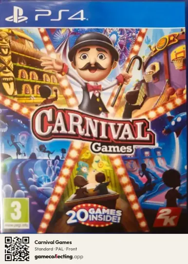 Carnival Games PlayStation 4, PAL box front