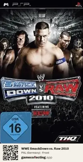 WWE SmackDown vs. Raw 2010 PlayStation Portable, Germany box front