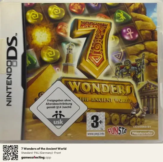 7 Wonders of the Ancient World Nintendo DS, Germany box front