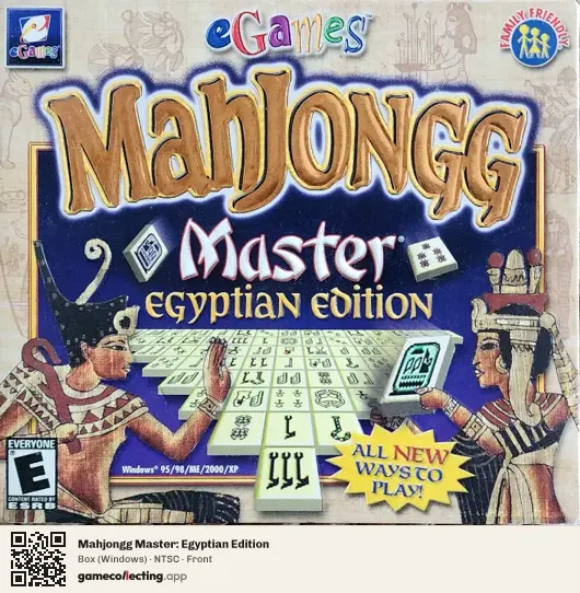 Mahjongg Master: Egyptian Edition Computer, NTSC box front