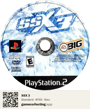 SSX 3 PlayStation 2, NTSC disc