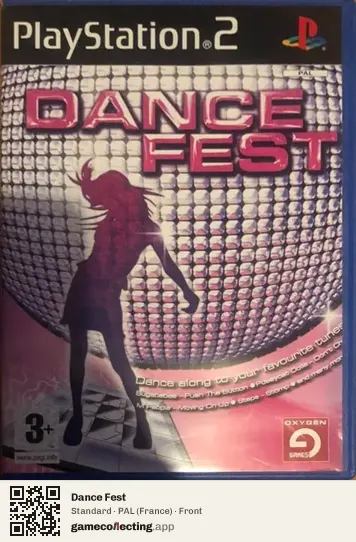 Dance Fest PlayStation 2, France box front