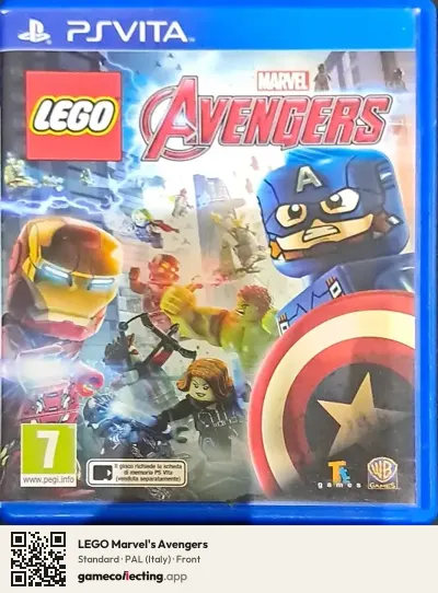 LEGO Marvel's Avengers PlayStation Vita, Italy box front