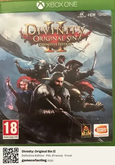 Divinity: Original Sin II Xbox One, France box front