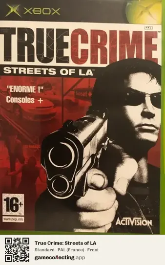 True Crime: Streets of LA Xbox, France box front
