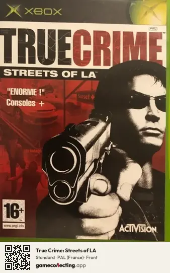 True Crime: Streets of LA Xbox, France box front