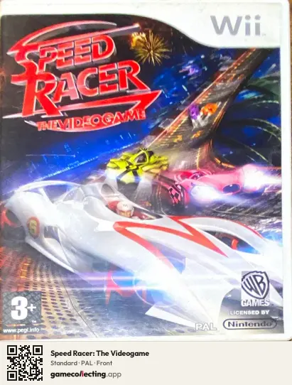 Speed Racer: The Videogame Nintendo Wii, PAL box front