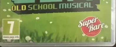 Old School Musical, the PEGI square on its front