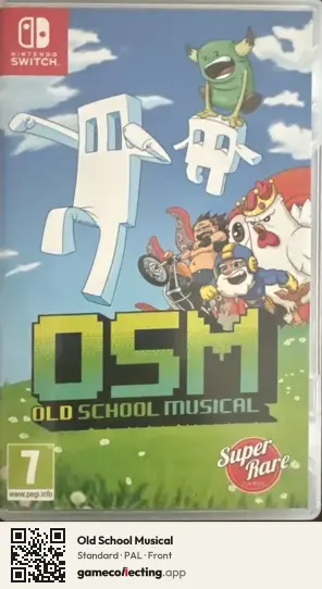 Old School Musical Nintendo Switch, PAL box front