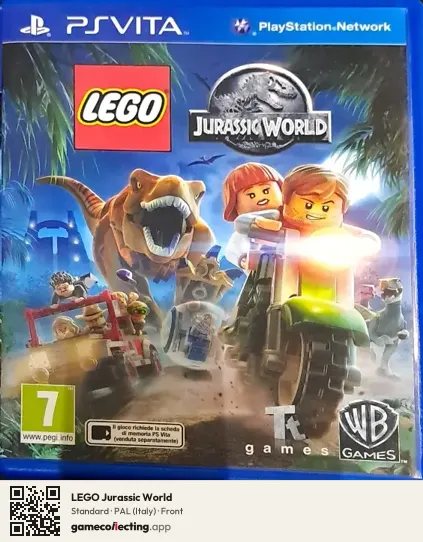LEGO Jurassic World PlayStation Vita, Italy box front