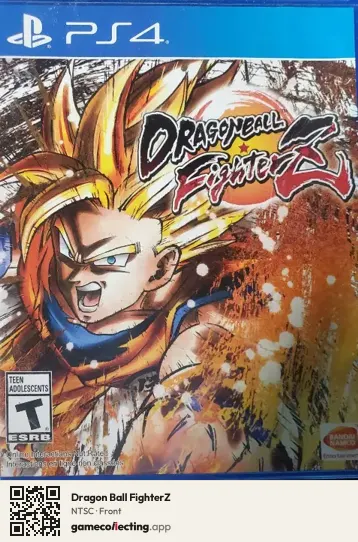 Dragon Ball FighterZ PlayStation 4, NTSC box front