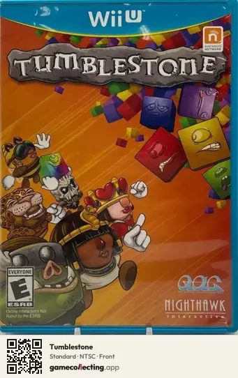Tumblestone Nintendo Wii U, NTSC box front