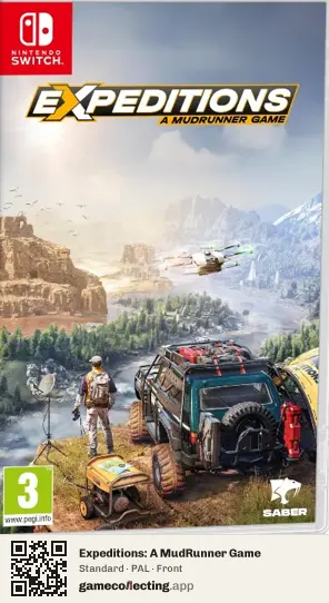 Expeditions: A MudRunner Game Nintendo Switch, PAL box front