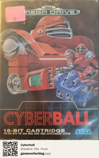 Cyberball Sega Mega Drive / Genesis, PAL box front