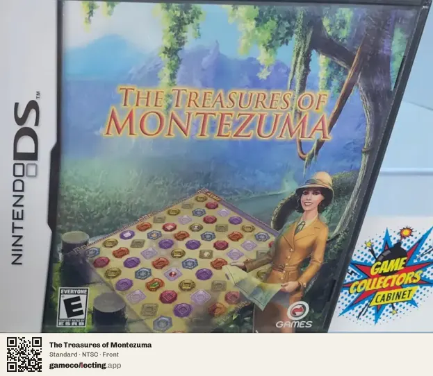 The Treasures of Montezuma Nintendo DS, NTSC box front
