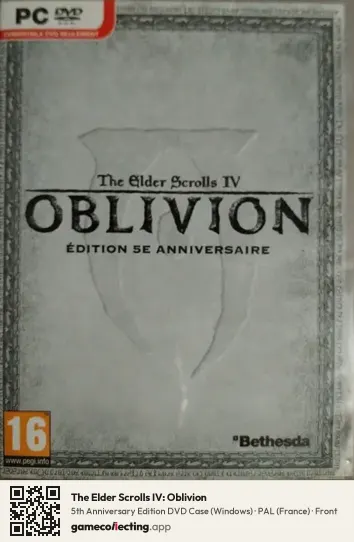 The Elder Scrolls IV: Oblivion Computer, France box front