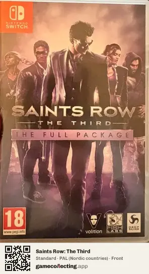 Saints Row: The Third Nintendo Switch, Nordic countries box front
