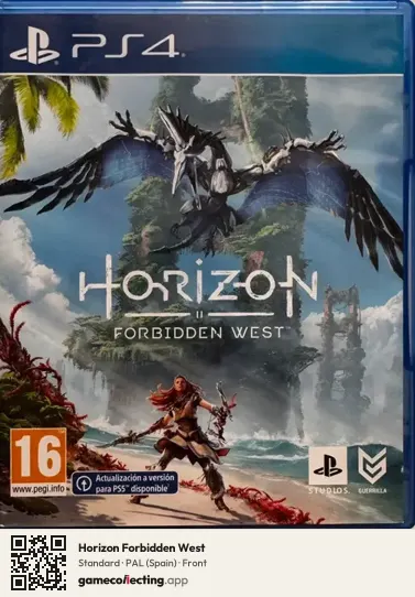 Horizon Forbidden West PlayStation 4, Spain box front