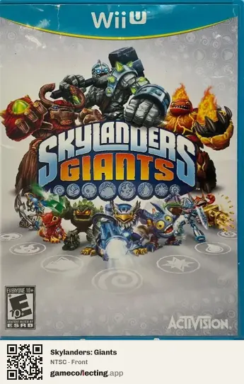 Skylanders: Giants Nintendo Wii U, NTSC box front
