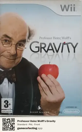 Professor Heinz Wolff's Gravity Nintendo Wii, PAL box front