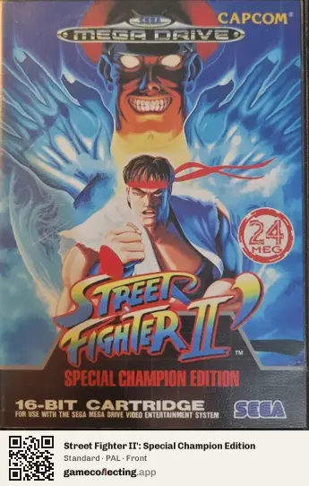 Street Fighter II': Special Champion Edition Sega Mega Drive / Genesis, PAL box front
