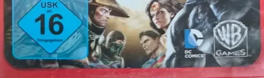 Mortal Kombat vs. DC Universe, the USK square on its front