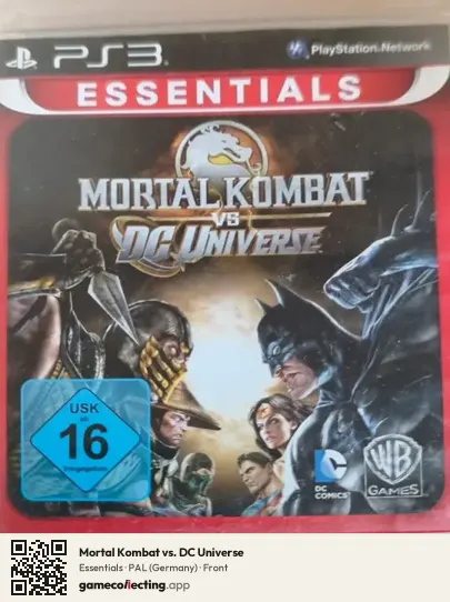 Mortal Kombat vs. DC Universe PlayStation 3, Germany box front