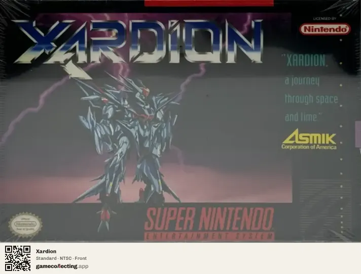 Xardion Super Nintendo Entertainment System, NTSC box front