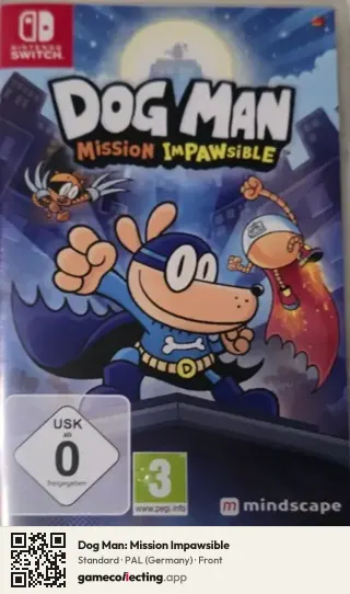 Dog Man: Mission Impawsible Nintendo Switch, Germany box front