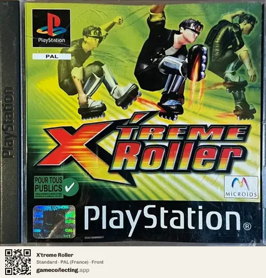 X'treme Roller PlayStation, France box front