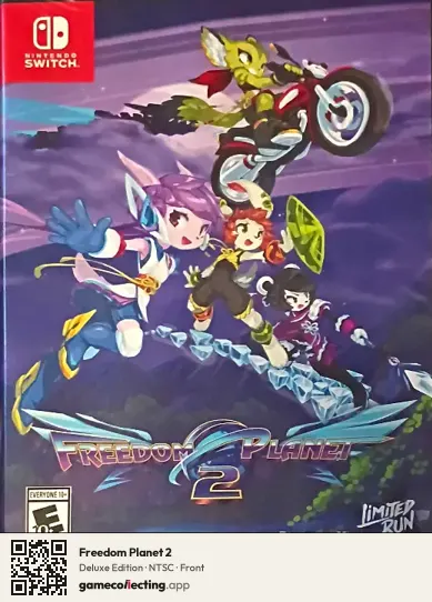 Freedom Planet 2 Nintendo Switch, NTSC box front