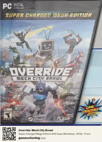 Override: Mech City Brawl Computer, NTSC box front