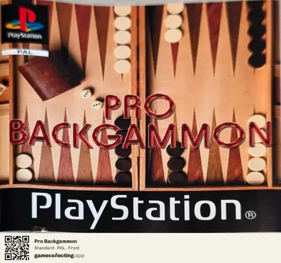 Pro Backgammon PlayStation, PAL box front