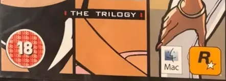 Grand Theft Auto: The Trilogy, the PEGI square on its front