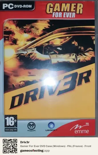 Driv3r Computer, France box front