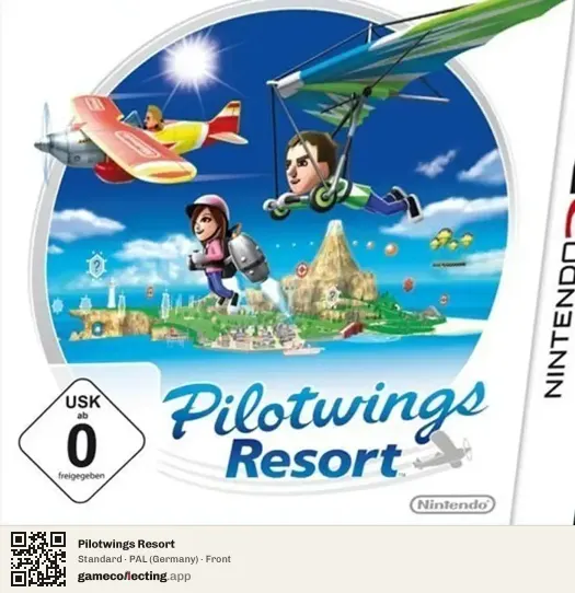 Pilotwings Resort Nintendo 3DS, Germany box front